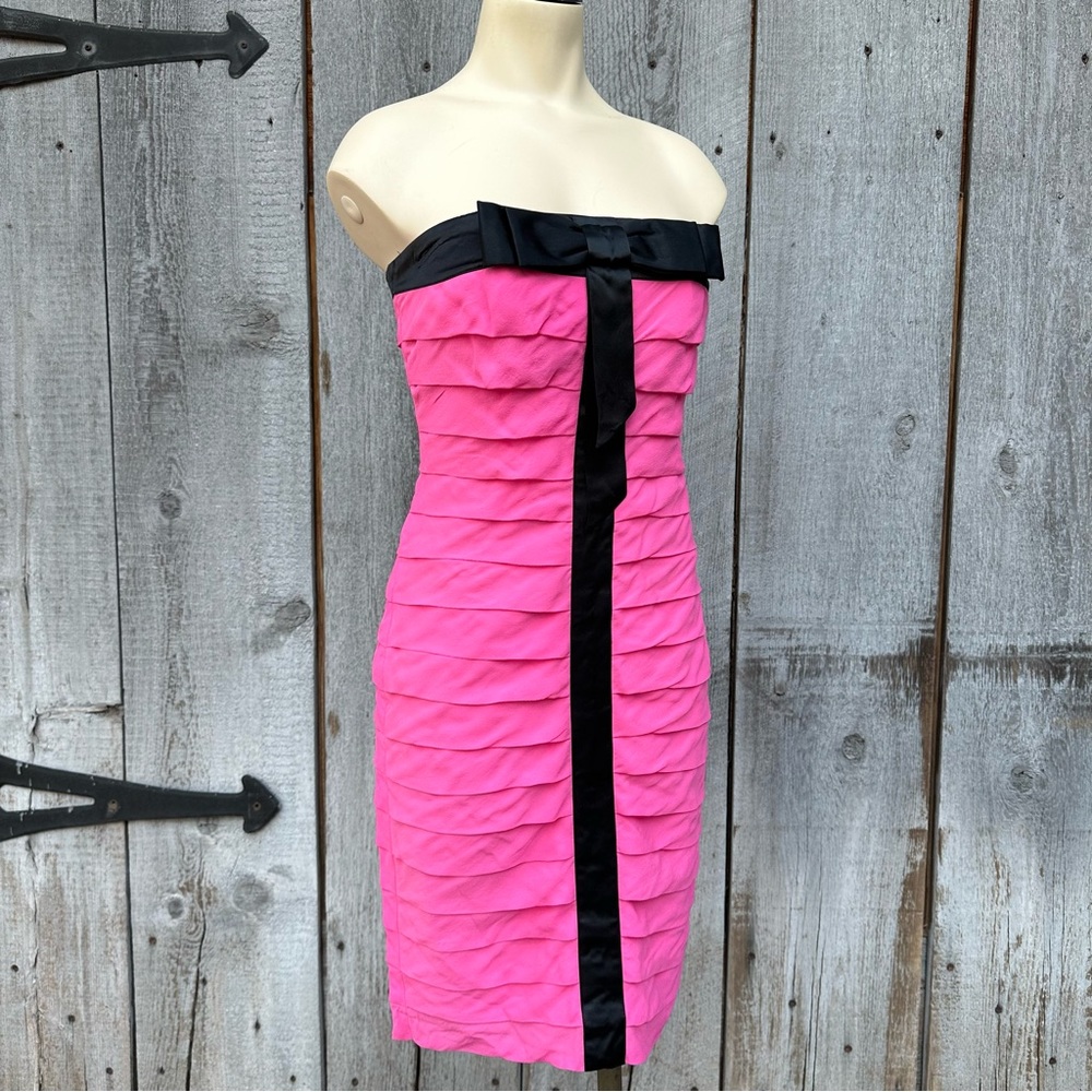 Betsey Johnson Pink Silk Dress size 2